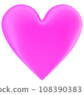 Heart 3DCG alpha channel 108390383