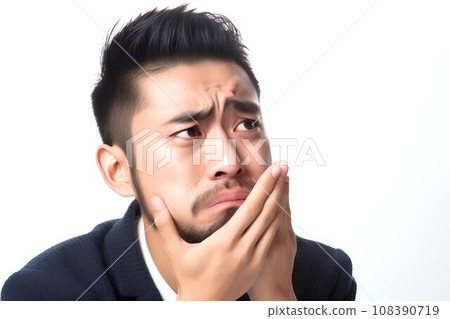 一名患有蛀牙的男子由人工智慧生成 108390719