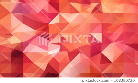 Generative AI, Pink and Orange Geometric Pattern for Fashion or Design Presentations 108390720