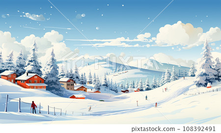 Ski resort Ski resort 108392491