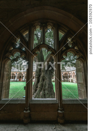 英國牛津大學的庭院，哈利波特電影的拍攝地 108392970