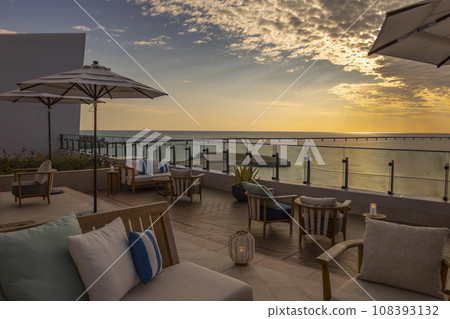 From the sunset rooftop bar from Hilton Miyakojima① 108393132