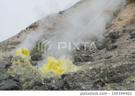 Tamagawa Onsen Park Nature Research Path Fumarole Tamagawa Onsen Park Nature Research Path Fumarole 108394462