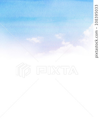 Sky background material watercolor texture Sky background material watercolor texture 108395033
