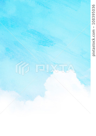 天空背景素材水彩紋理 108395036
