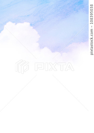 Sky background material watercolor texture Sky background material watercolor texture 108395038
