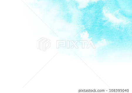 Sky background material watercolor texture 108395040