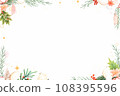 Christmas card frame 108395596