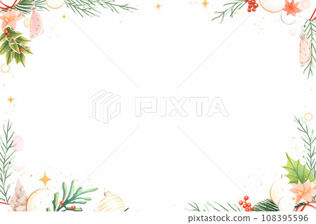 Christmas card frame 108395596