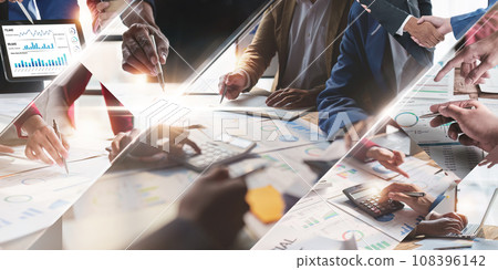 Group of Business people process and workflow automation with flowchart. Business Analytics Workflow Process Project and Research Concept Group of Business people process and workflow automation with flowchart. Business Analytics Workflow Process Project and Research Concept 108396142