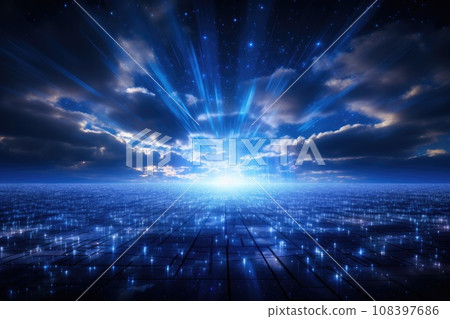 Cloud computing transfer big data on internet. futuristic digital technology .Generative AI Cloud computing transfer big data on internet. futuristic digital technology .Generative AI 108397686