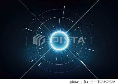 Futuristic technology background, Circle Geometric. Generative AI Futuristic technology background, Circle Geometric. Generative AI 108398086