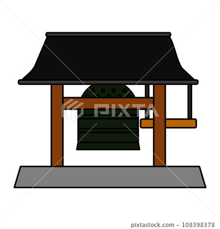 結束這一年的除夕鐘聲插圖 108398378