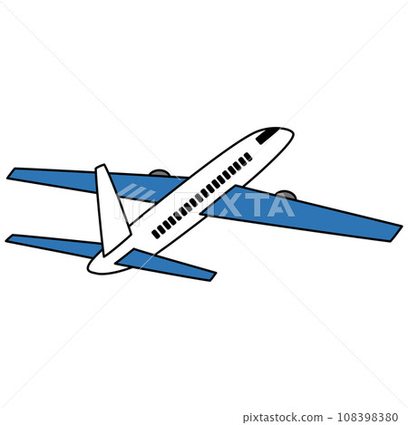 飛機起飛後不久的插圖 108398380