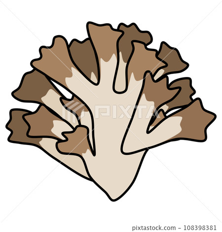 Pop and cute mushroom illustration 108398381