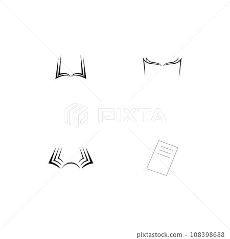 book logo vektor 108398688