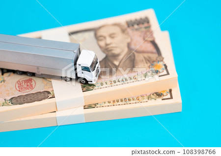Logistics truck miniature 108398766