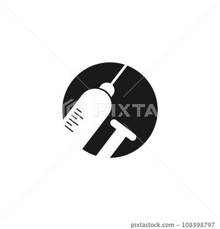 injektion logo vektor 108398797