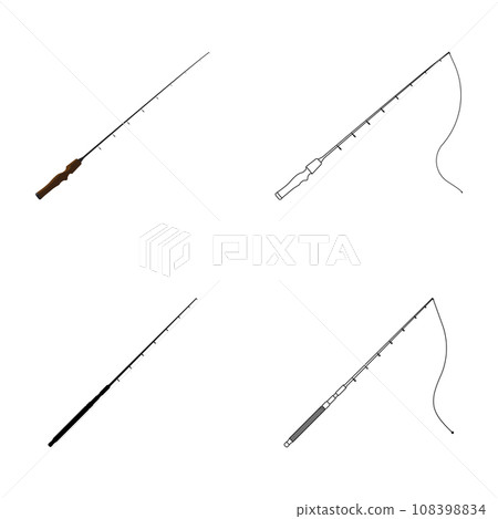 fishing icon vector 108398834