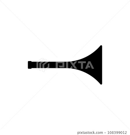 trumpet icon vector 108399012