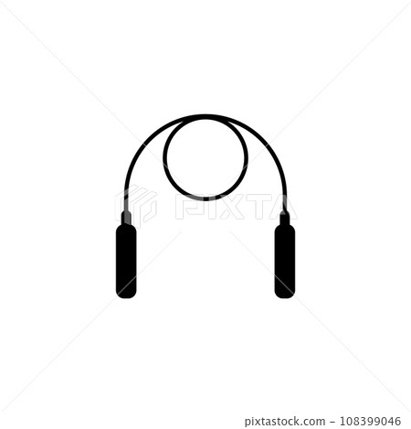 jump rope icon vector 108399046