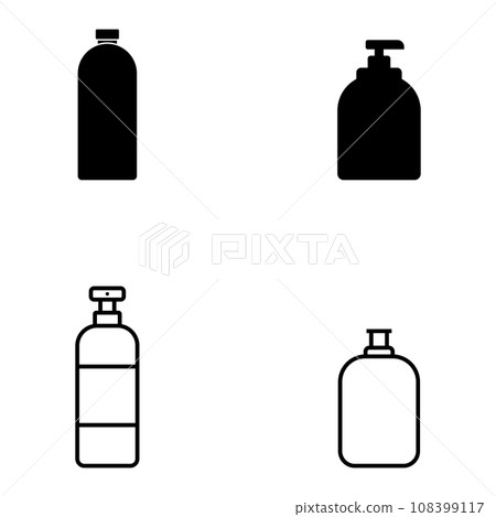 shampoo icon vector 108399117
