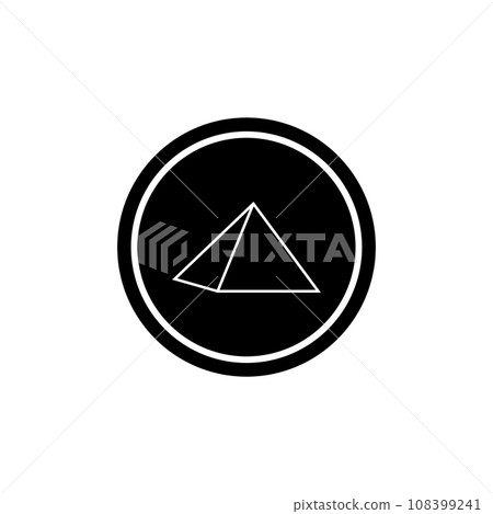 pyramid icon vector pyramid icon vector 108399241