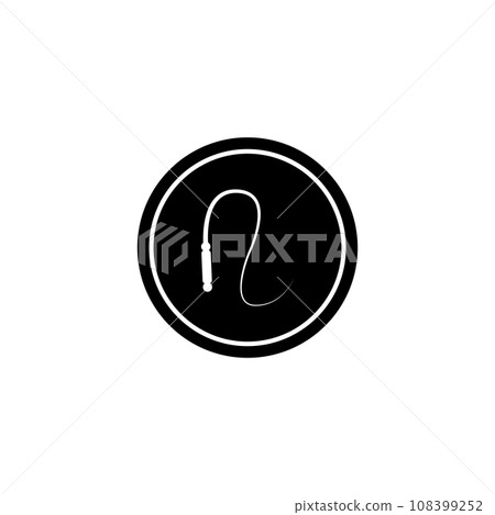 whip icon vector 108399252