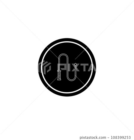 whip icon vector 108399253