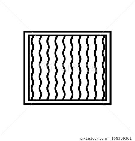 curtain icon vector 108399301