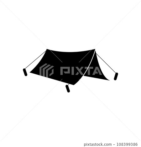 tent icon vector 108399386