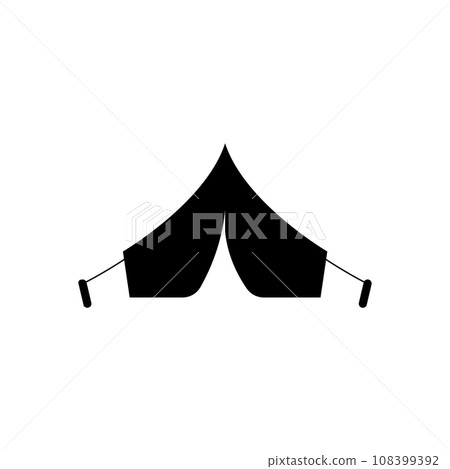 tent icon vector 108399392