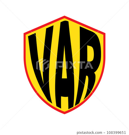VAR letter logo VAR letter logo 108399651
