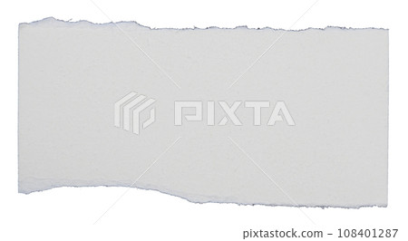 Pieces of torn scrapbook paper isolated on white background Pieces of torn scrapbook paper isolated on white background 108401287