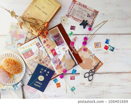 Traveler's notebook and journey Traveler's notebook and journey 108401889