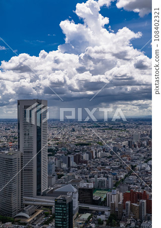 [Tokyo] Torrential rain occurs in Tokyo suburbs 108402321