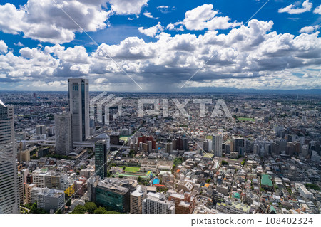 [Tokyo] Torrential rain occurs in Tokyo suburbs 108402324