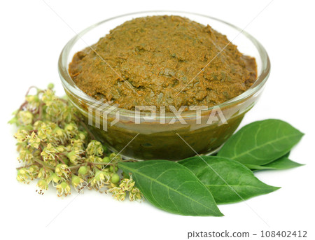 Ayurvedic henna leaves Ayurvedic henna leaves 108402412