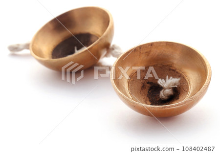 Indian musical instrument named as Manzira Indian musical instrument named as Manzira 108402487
