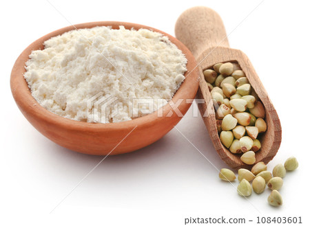 Buckwheat with flour 108403601