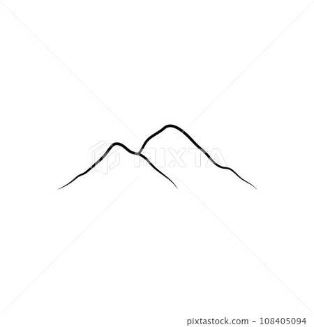 mountain icon vektor mountain icon vektor 108405094