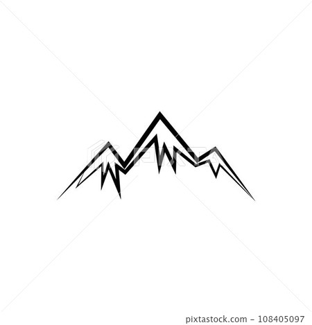 mountain icon vektor mountain icon vektor 108405097