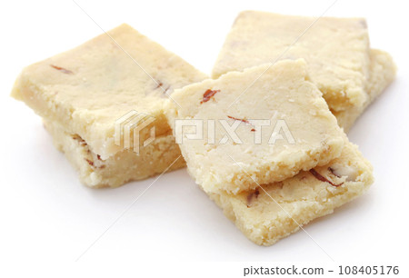 Tasty almond barfi 108405176