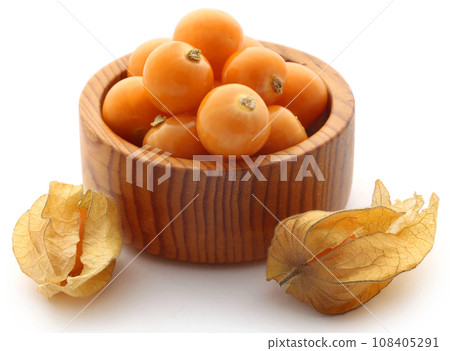 Fresh edible physalis Fresh edible physalis 108405291