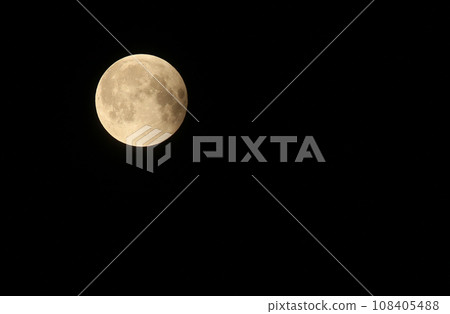 Lunar eclipse and blood moon 108405488