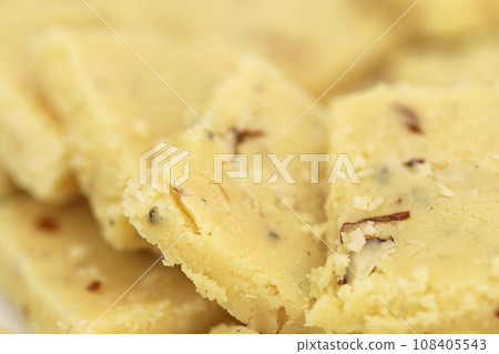 Tasty almond barfi 108405543