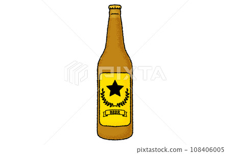 手繪風格,模擬觸控瓶裝啤酒 手繪風格,模擬觸控瓶裝啤酒 108406005