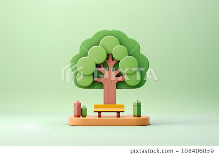 Trees and benches (woodworking) Trees and benches (woodworking) 108406039