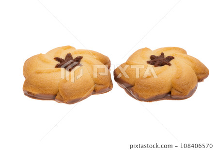 cookie flower isolated cookie flower isolated 108406570