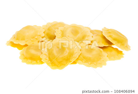 Italian ravioli isolated Italian ravioli isolated 108406894